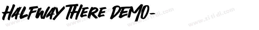 Halfway There DEMO字体转换